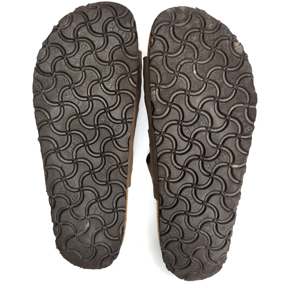 Birkenstock Granada Brown Leather Sandal Womans 5-5.5 - Picture 5 of 5